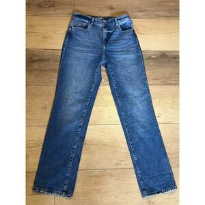 DL1961 L64816 Womens Blue Patti High Rise Straight Leg Jeans Size 28